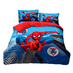 Acolchado con corderito spiderman hombre araña rojo