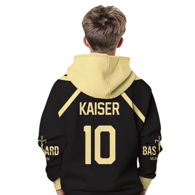 Canguro BlueLock Kaiser Bastard con Capucha Felpa Ligero - Imagen 2