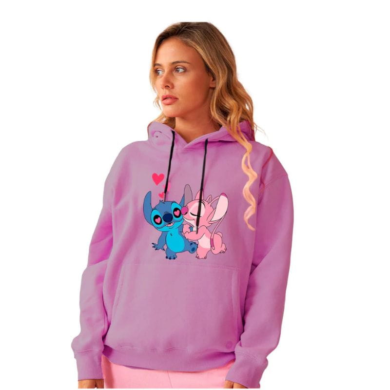 Canguro Unisex 100% Algodón Stitch Violeta