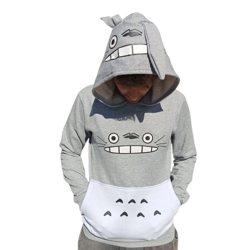 Canguro con capucha Diseño Especial 100% Algodón Totoro
