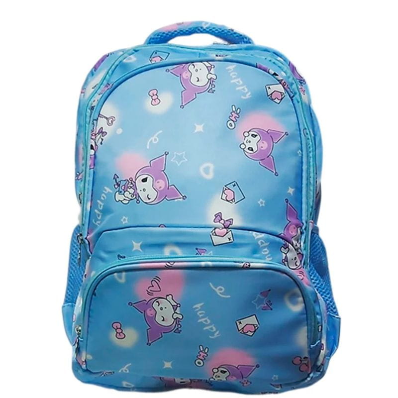 Mochila premium Kuromi celeste