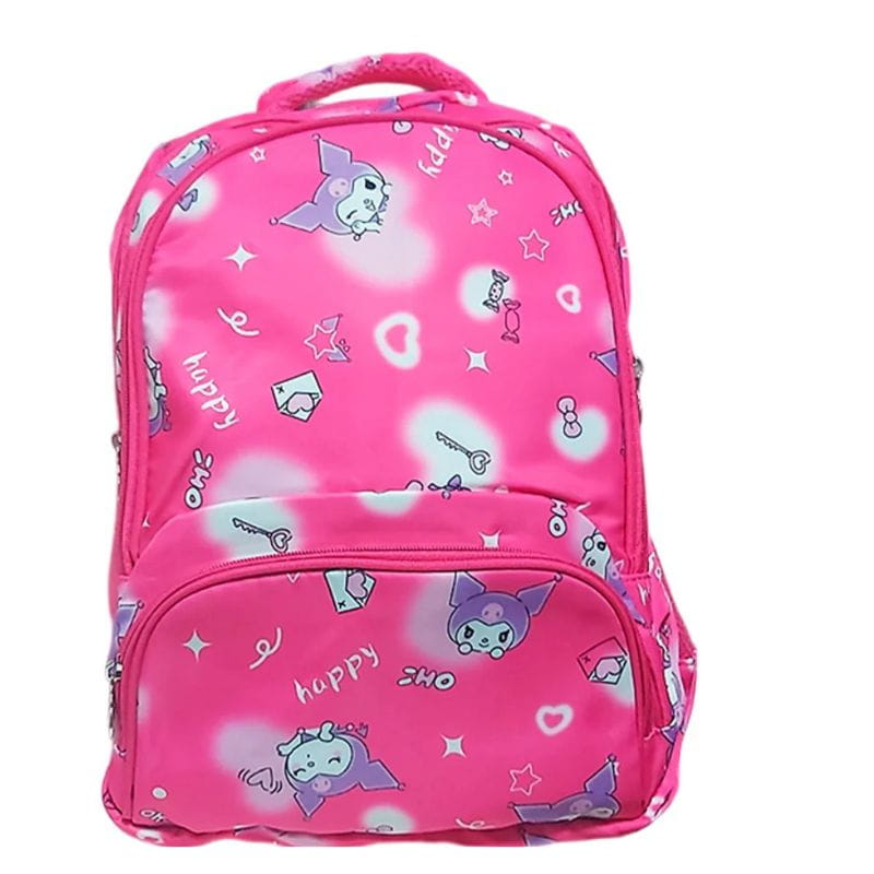 Mochila premium Kuromi rosa