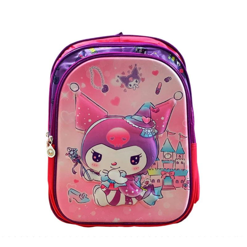 Mochila 3d Escolar Tres Cierres Kuromi