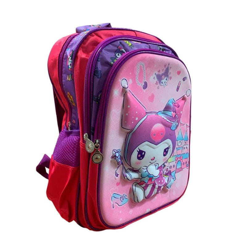 Mochila 3d Escolar Tres Cierres Kuromi