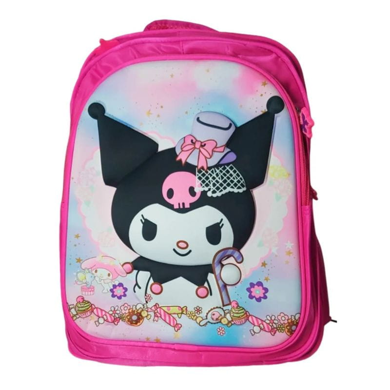 Mochila 3d Escolar Tres Cierres Kuromi