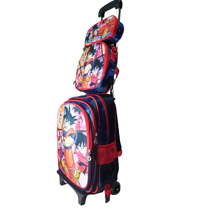 Kit 3d Dragon Ball - Mochila, Lunchera Y Cartuchera