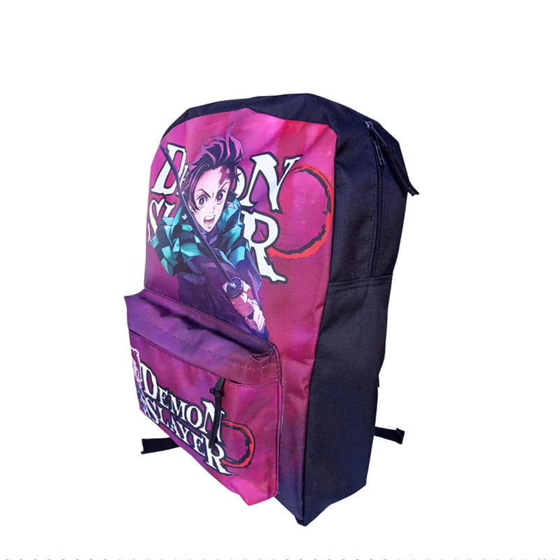 Mochila Y Cartuchera Tanjiro - Demon Slayer Lona Premium
