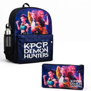 Mochila con Cartuchera Guerreras K-pop Demon Hunters (1)