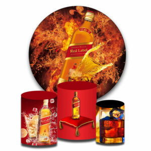 Decoración Whisky Red Label sublimada - kit fundas El Regalo Perfecto