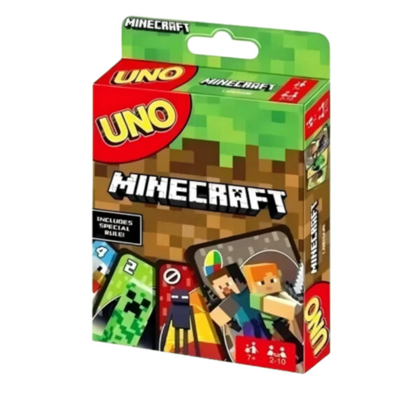 Mazo Juego De Cartas Uno - Minecraft Edición Especial El Regalo Perfecto