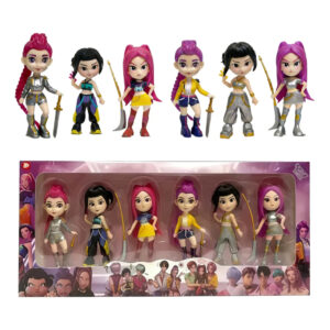 Muñecas 6 unidades Huntrix Guerreras K-pop Demon Hunter El Regalo Perfecto