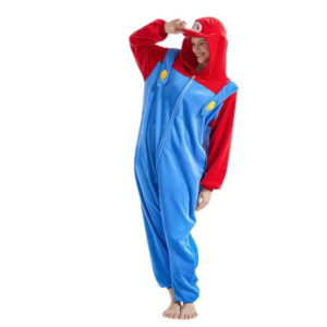 Pijama kigurumi adultos Super Mario en polar