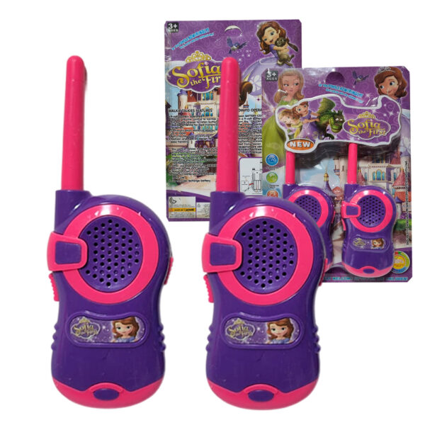 Walkie Talkie Princesa Sofía Infantil Radio Handy set X 2 El Regalo Perfecto