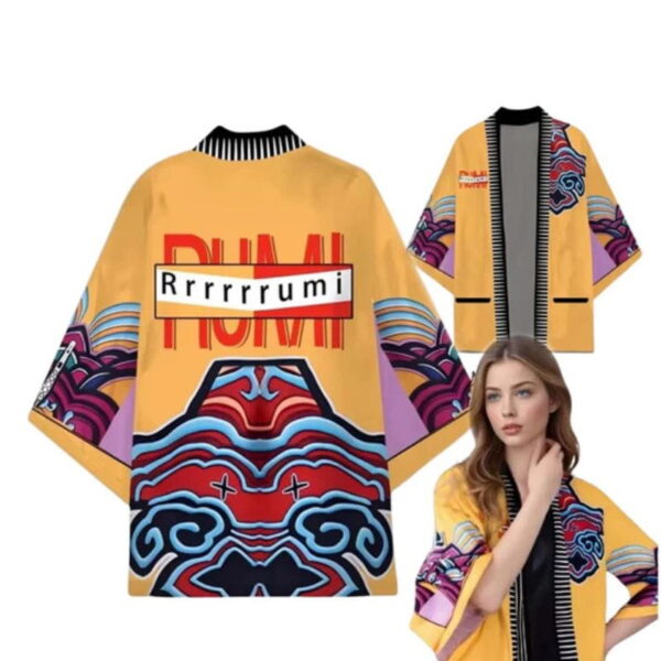 kimono traje rumi demon hunters guerreras kpop