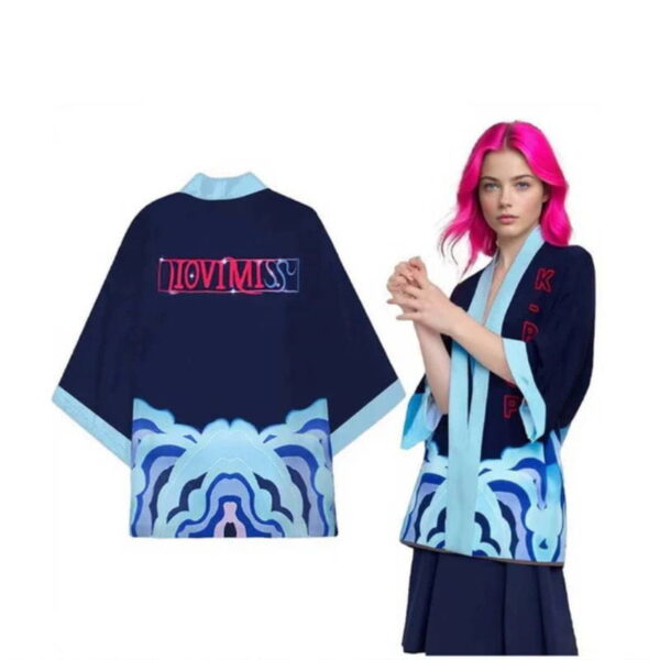 kimono traje mira demon hunters guerreras kpop