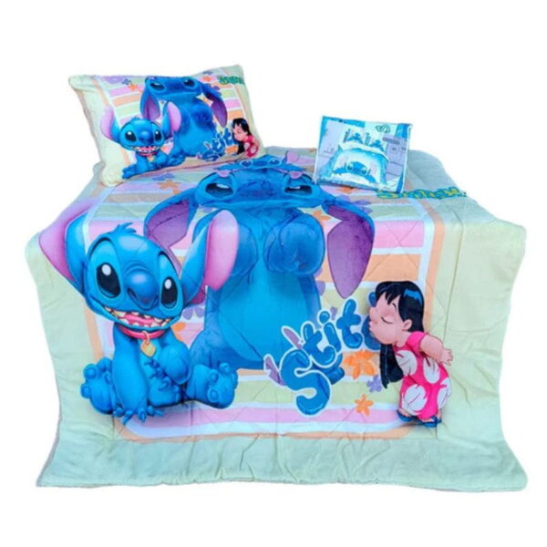 pack stitch acolchado corderito durazno y sábanas