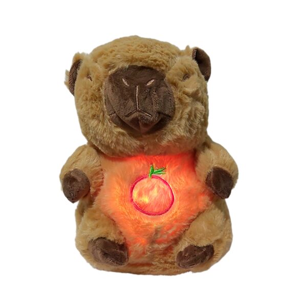 peluche capibara con luz y sonido respira