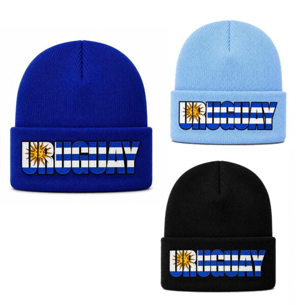 gorro abrigo uruguay motivo bandera