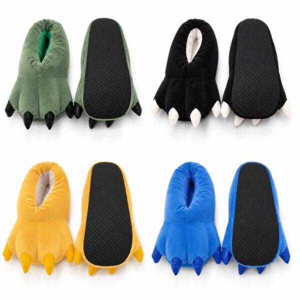 Pantuflas en diseño garrita con suela de Goma antideslizante