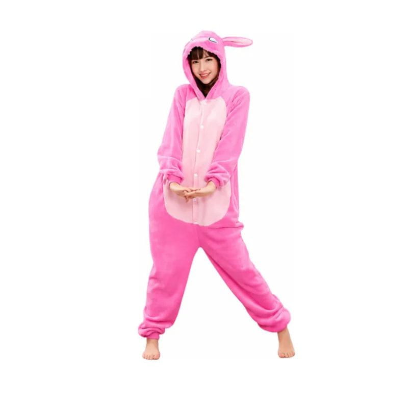 pijama de angel stitch entero kigurumi polar talle adultos