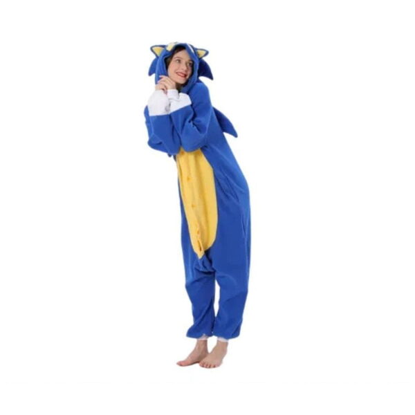 pijama sonic adultos kigurumi en polar