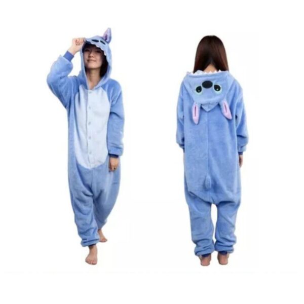 pijama de stitch adultos kigurumi en polar
