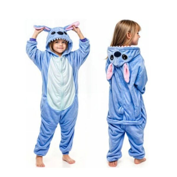 pijama para niños de stitch kigurumi en polar